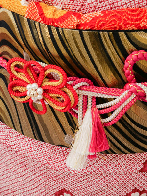 FR-021  赤しぼり　振袖