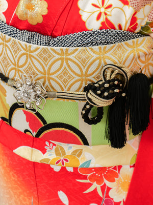 FR-004　赤地古典　振袖