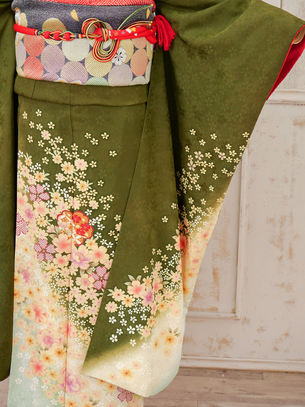 FR-023  抹茶さくら　振袖