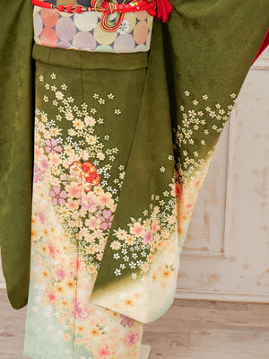 FR-023  抹茶さくら　振袖