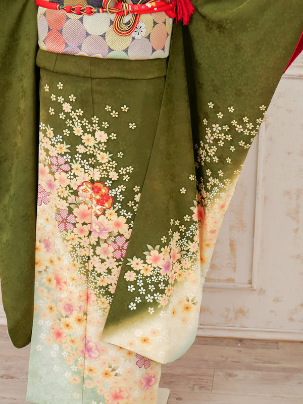 FR-023  抹茶さくら　振袖