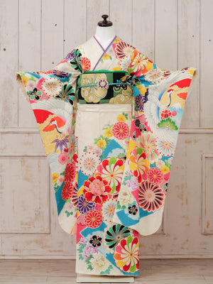 FR-010　白地古典　AMIAYA　振袖