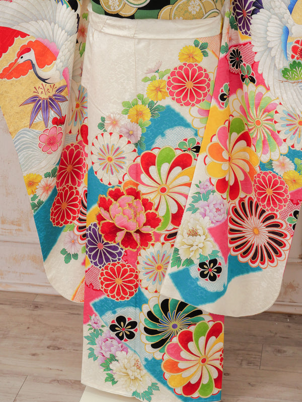 FR-010　白地古典　AMIAYA　振袖