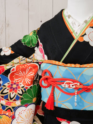 FR-007　黒地古典　振袖