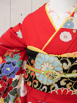 FR-029　赤地丸古典　振袖