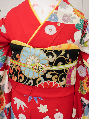 FR-029　赤地丸古典　振袖