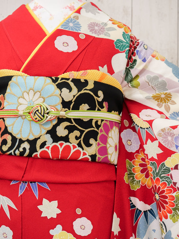 FR-029　赤地丸古典　振袖