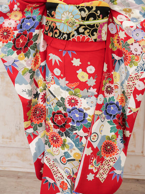 FR-029　赤地丸古典　振袖