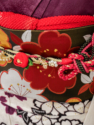 FR-030  紫しぼり　振袖