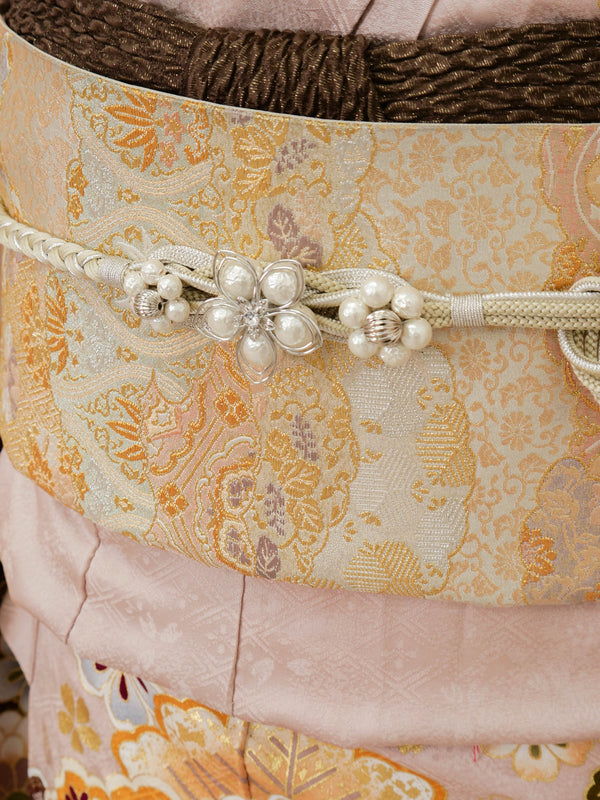 FR-013　ピンクベージュ　振袖