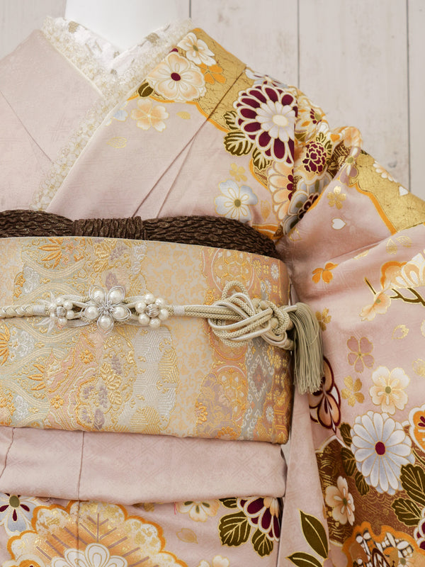 FR-013　ピンクベージュ　振袖