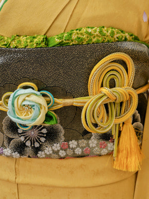 FR-032　黄色桜　振袖