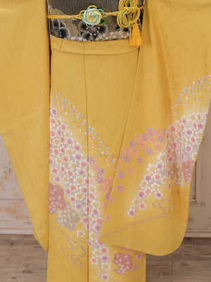 FR-032　黄色桜　振袖