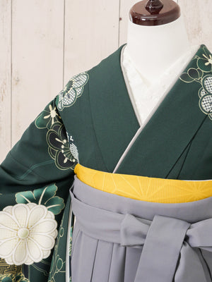 KR-134/桜田ひより×百華 ディープグリーン　卒業袴