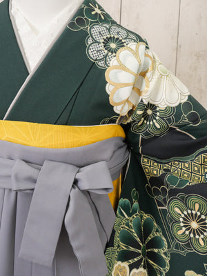 KR-134/桜田ひより×百華 ディープグリーン　卒業袴