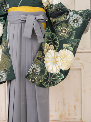 KR-134/桜田ひより×百華 ディープグリーン　卒業袴