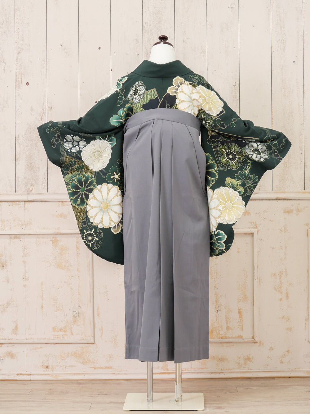 KR-134/桜田ひより×百華 ディープグリーン　卒業袴