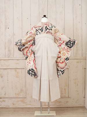 KR-135/ピンク七宝　卒業袴