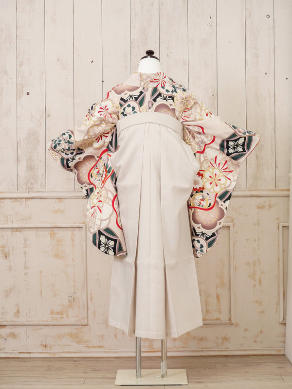 KR-135/ピンク七宝　卒業袴