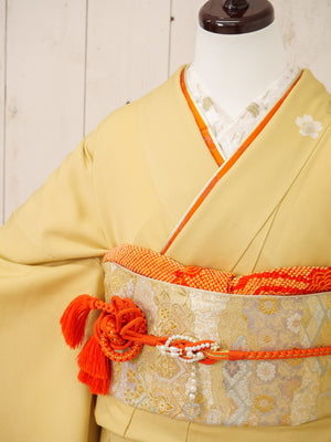 FR-072　黄色地古典　振袖