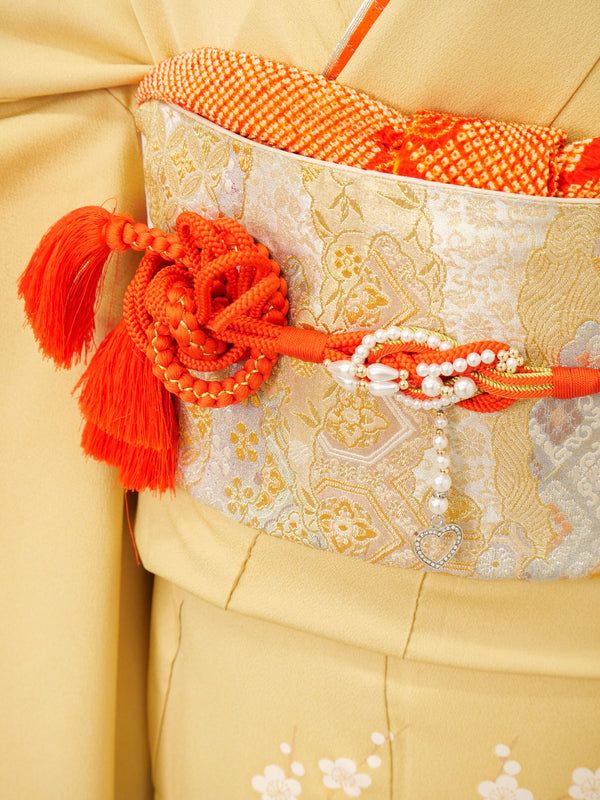 FR-072　黄色地古典　振袖