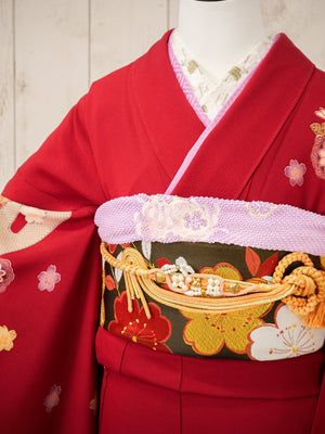 FR-082　赤地古典　振袖