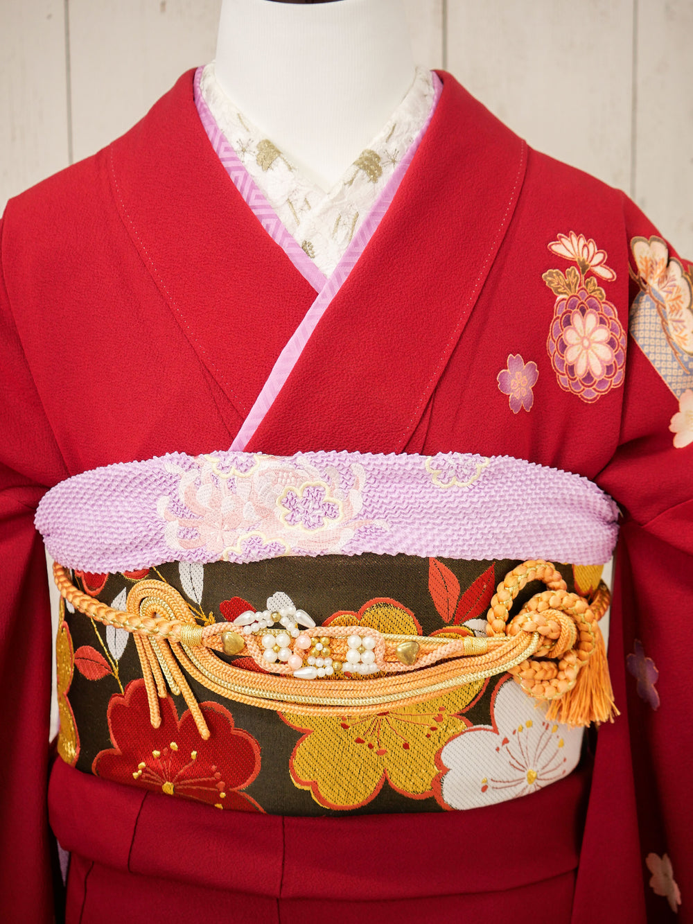 FR-082　赤地古典　振袖