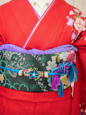 FK-001　紅花の雅　振袖