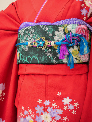 FK-001　紅花の雅　振袖