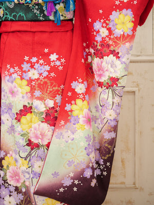 FK-001　紅花の雅　振袖