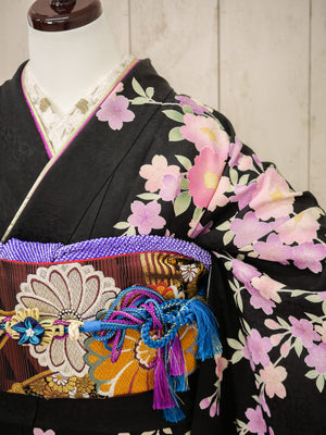 FK-008　夜桜ローズ　振袖