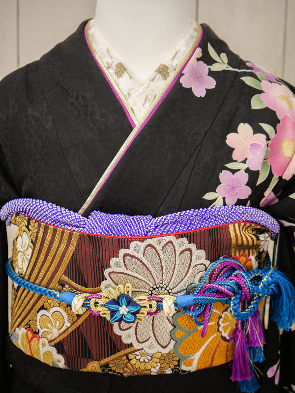 FK-008　夜桜ローズ　振袖