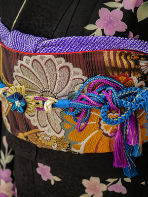 FK-008　夜桜ローズ　振袖