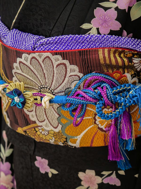 FK-008　夜桜ローズ　振袖