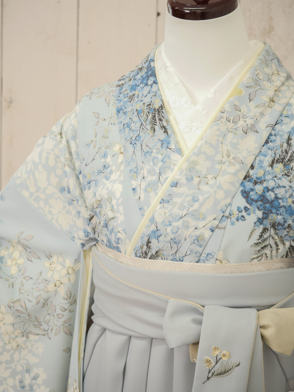 KR-128/ブルパウダーミモザ　卒業袴