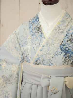 KR-128/ブルパウダーミモザ　卒業袴