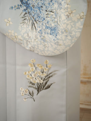 KR-128/ブルパウダーミモザ　卒業袴