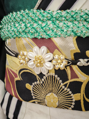 FI-007   グリーンレトロポップ　振袖