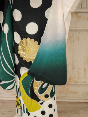 FI-007   グリーンレトロポップ　振袖