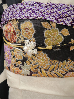 FI-009　白黒カラーリリー　振袖