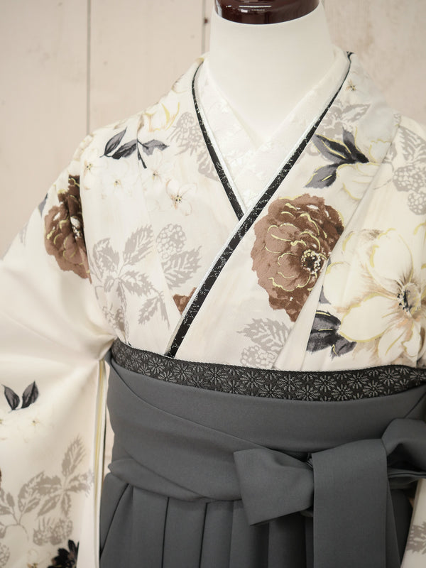 KR-143/JILL STUART クチナシオフホワイト　卒業袴