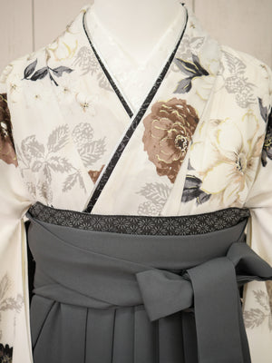 KR-143/JILL STUART クチナシオフホワイト　卒業袴