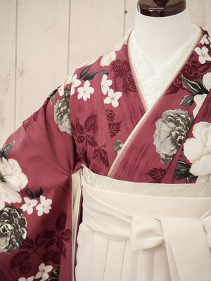 KR-144/JILL STUART クチナシバーガンディ　卒業袴