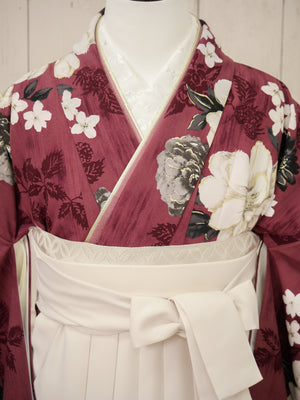 KR-144/JILL STUART クチナシバーガンディ　卒業袴