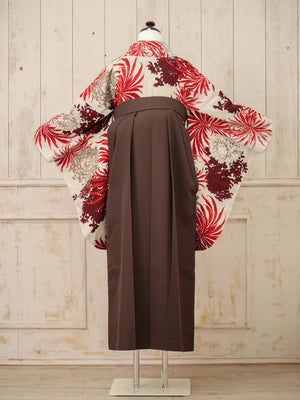 KR-140/玉城ティナ×紅一点　紅白乱菊　卒業袴