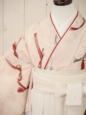 KR-141/Heather ピンクリボン　卒業袴