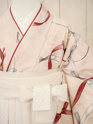 KR-141/Heather ピンクリボン　卒業袴