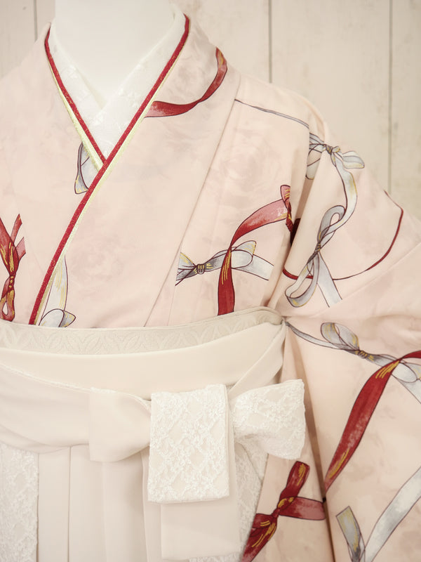 KR-141/Heather ピンクリボン　卒業袴