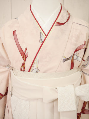 KR-141/Heather ピンクリボン　卒業袴