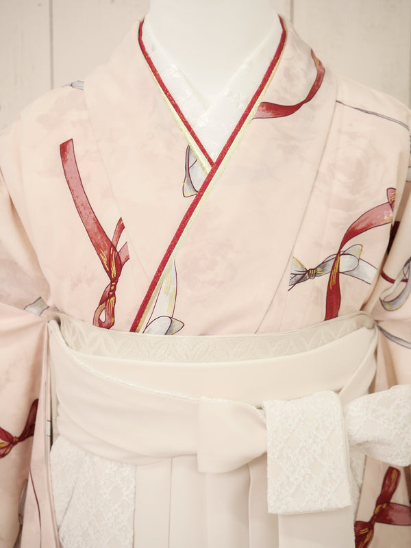 KR-141/Heather ピンクリボン　卒業袴